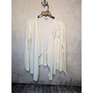 Mercer Street Studio SOFT cream cardigan large